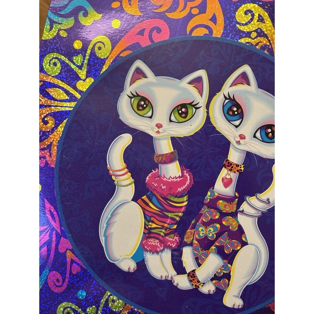 Vintage Y2K Lisa Frank Folder Lot Rancher Cowgirl Horse Siamese Cats Roxi Rollie